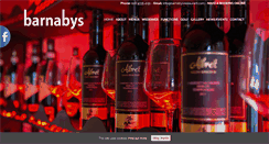 Desktop Screenshot of barnabysrestaurant.com